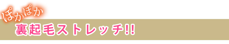 魔法のレギパン裏起毛ストレッチ