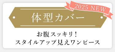 体型カバーワンピース