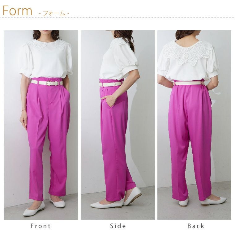 大きいサイズ 【effortless mode】カラーで魅せる おしゃれにスッキリ