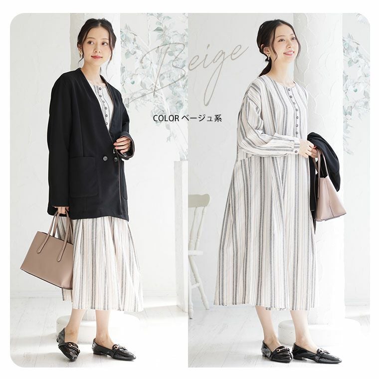 大きいサイズ 綿100％さらり リラックス ゆったりシルエットの