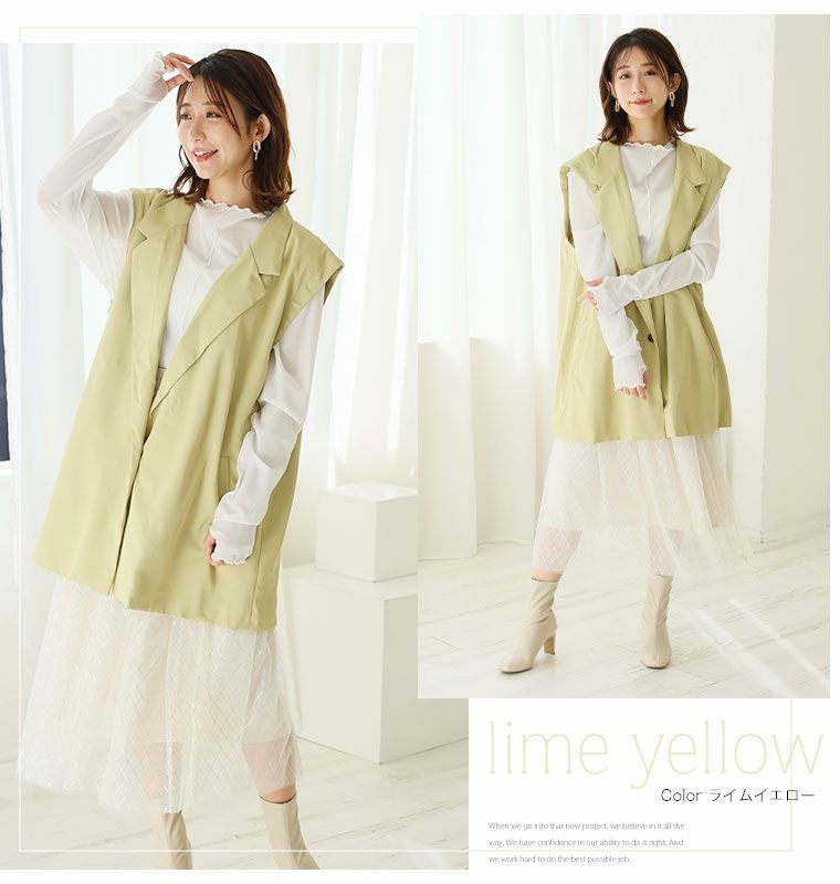 大きいサイズ Rin 洗練美人 2way リムーバルテーラージャケット
