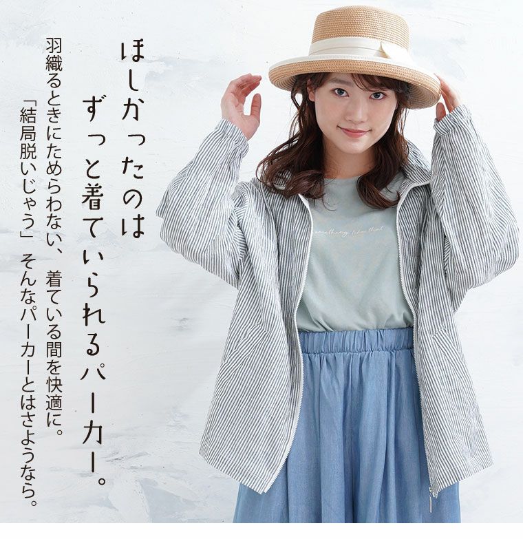 大きいサイズ さらっと UVケア 「夏」 速乾 ジップアップパーカー