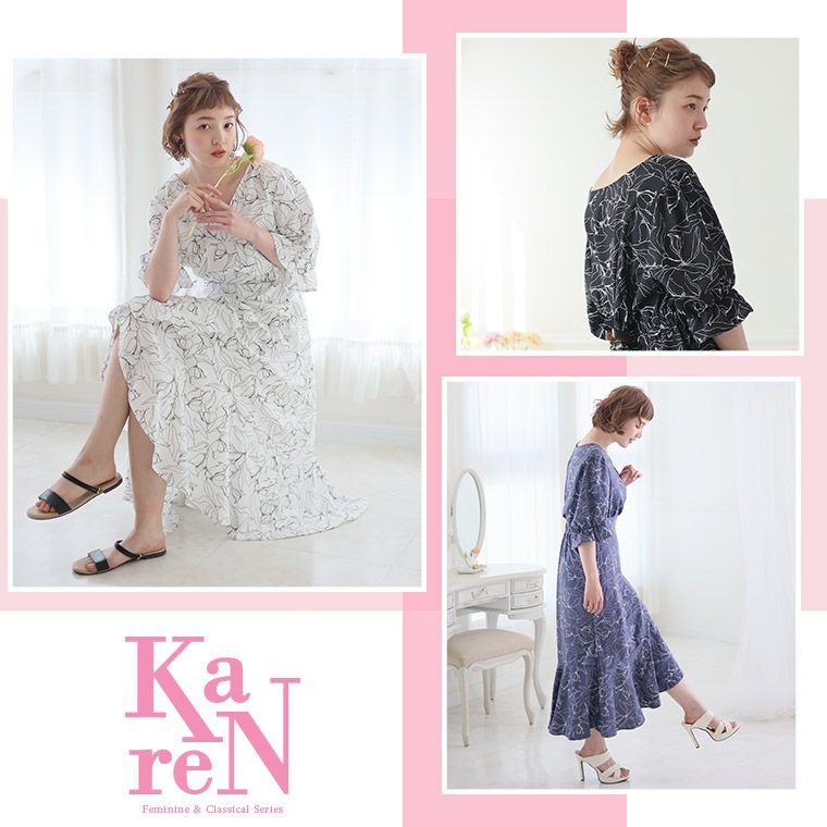 美品　Merlette カシュクールワンピ　巻きスカートワンピース　梨花着用 DRESS+（ドレスプラス） ワンピース Aライン フレアワンピース 春 夏