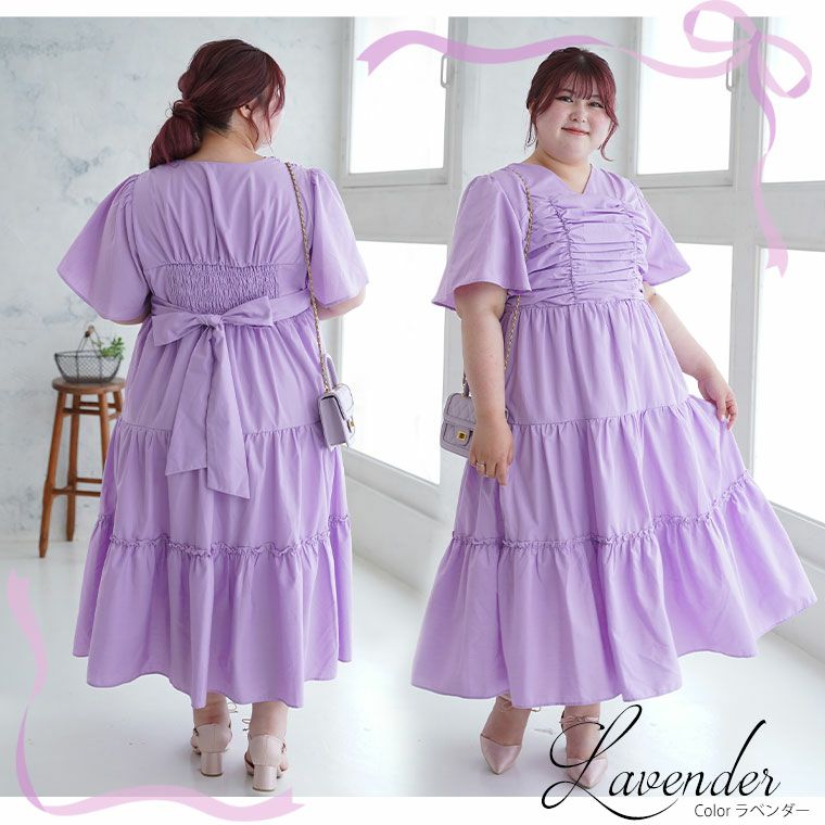 美品♡ババグーリ コットン オーバーサイズフレアワンピース 身幅ゆったり M 紫 Whim Gazette(ウィム ガゼット)の【WEB限定】タートルネックフレア