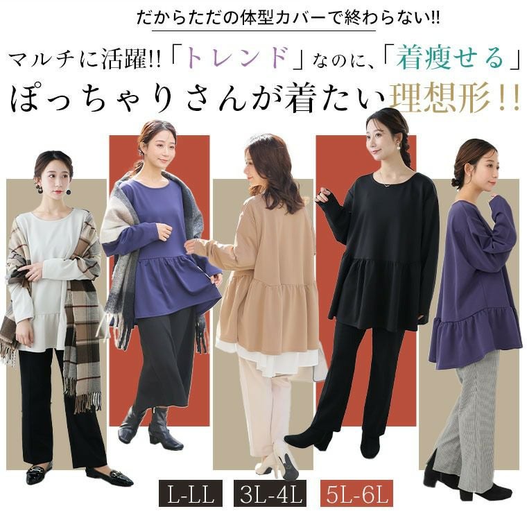 大きいサイズ お腹＆胸のお悩み別対応！ 選べる2デザイン 暑がりサンに
