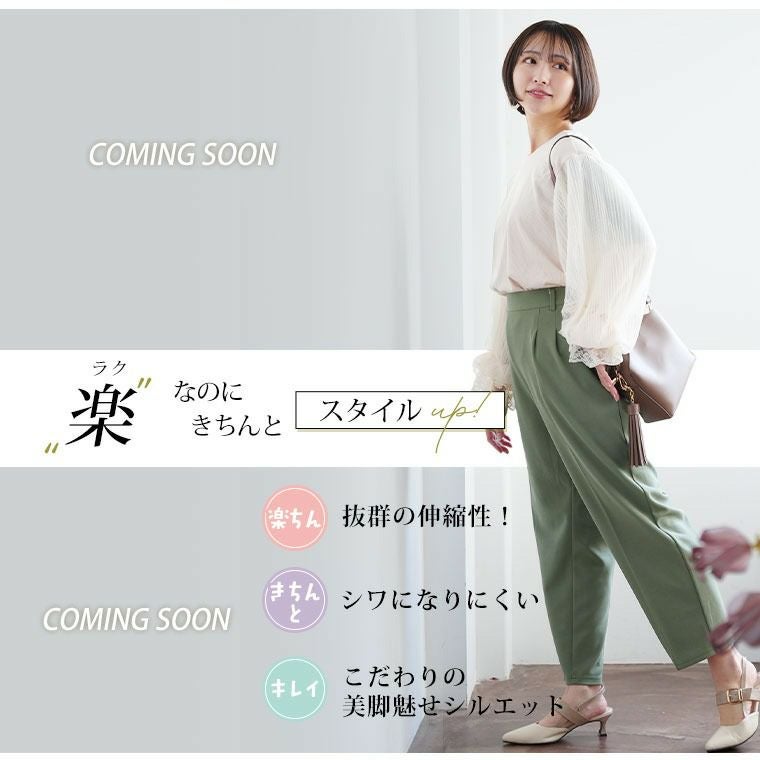大きいサイズ 楽してキレイ！ 美シルエット ストレッチ ジェラート