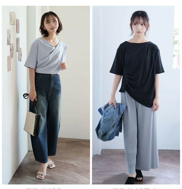 変更済み8324 きれいめカジュアル♡ Mサイズ レディース服 まとめ売り12点 楽ちん！ストレッチ前後2WAYジャンパースカート - ベルーナ【公式】