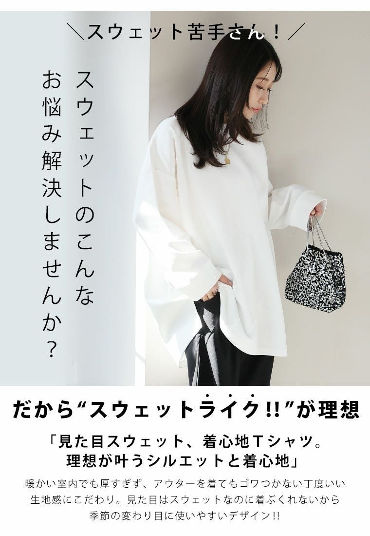 大きいサイズ 新色追加!! スウェット苦手さんも嬉しい！ 綿 トレーナー