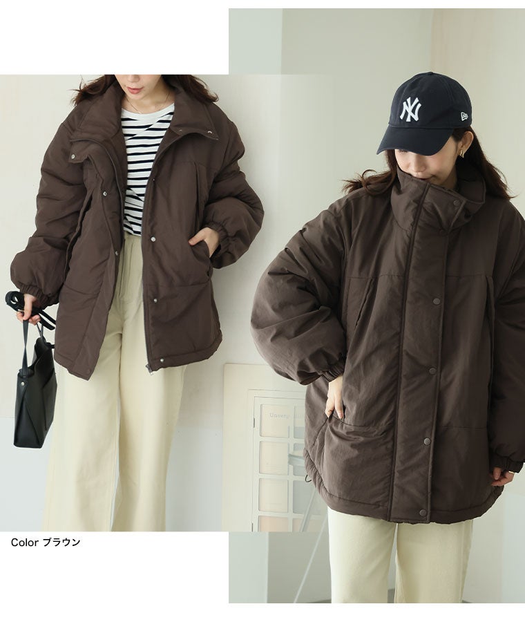 大きいサイズ スタンド ショート モンスター ジャケット コート 