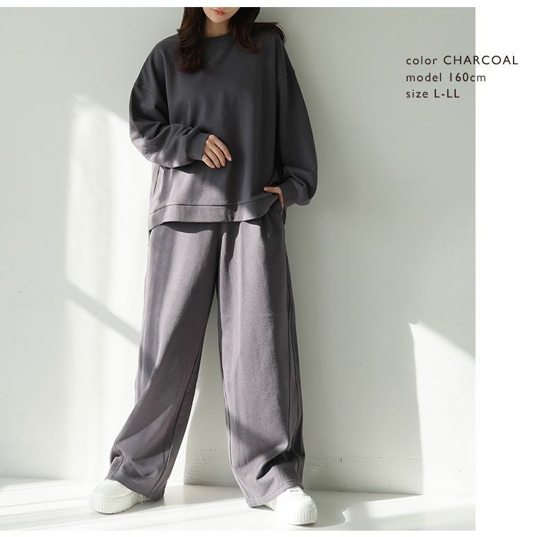 大きいサイズ 蒸れない！ 裏毛 セットアップ スウェット パンツ