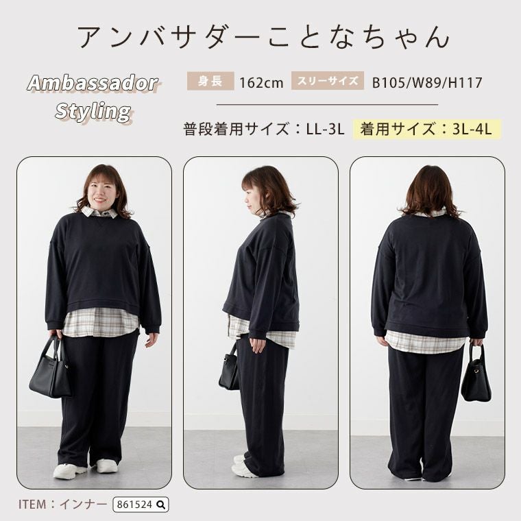 大きいサイズ 蒸れない！ 裏毛 セットアップ スウェット パンツ 