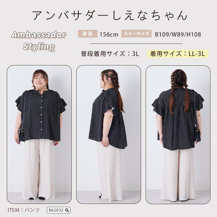 大きいサイズ スラっと楽ちん ひんやり リラックス 秘密の仕様 はしご 