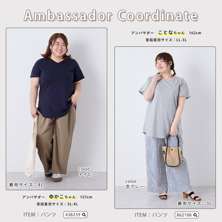 大きいサイズ 汗ジミ防止 ポケット付き チュニック Tシャツ | 大きい 